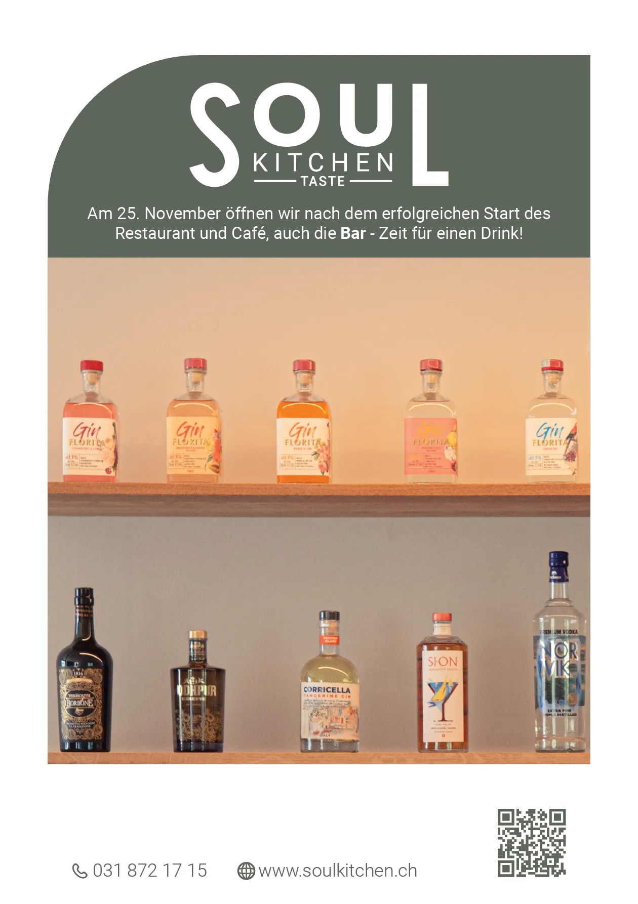 Soulkitchen Taste Bar Eröffnung Flyer